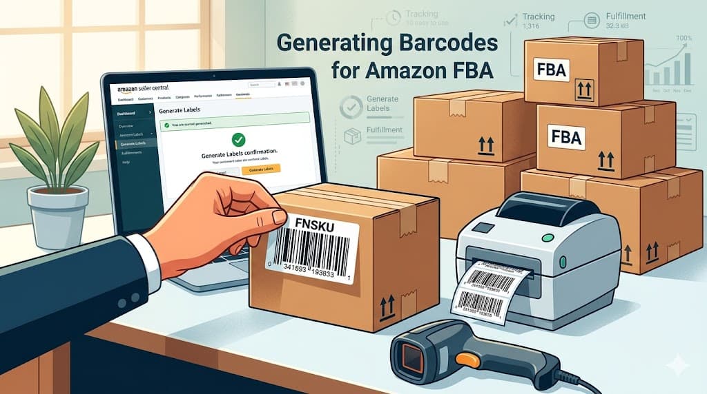 How to generate barcodes for Amazon FBA products